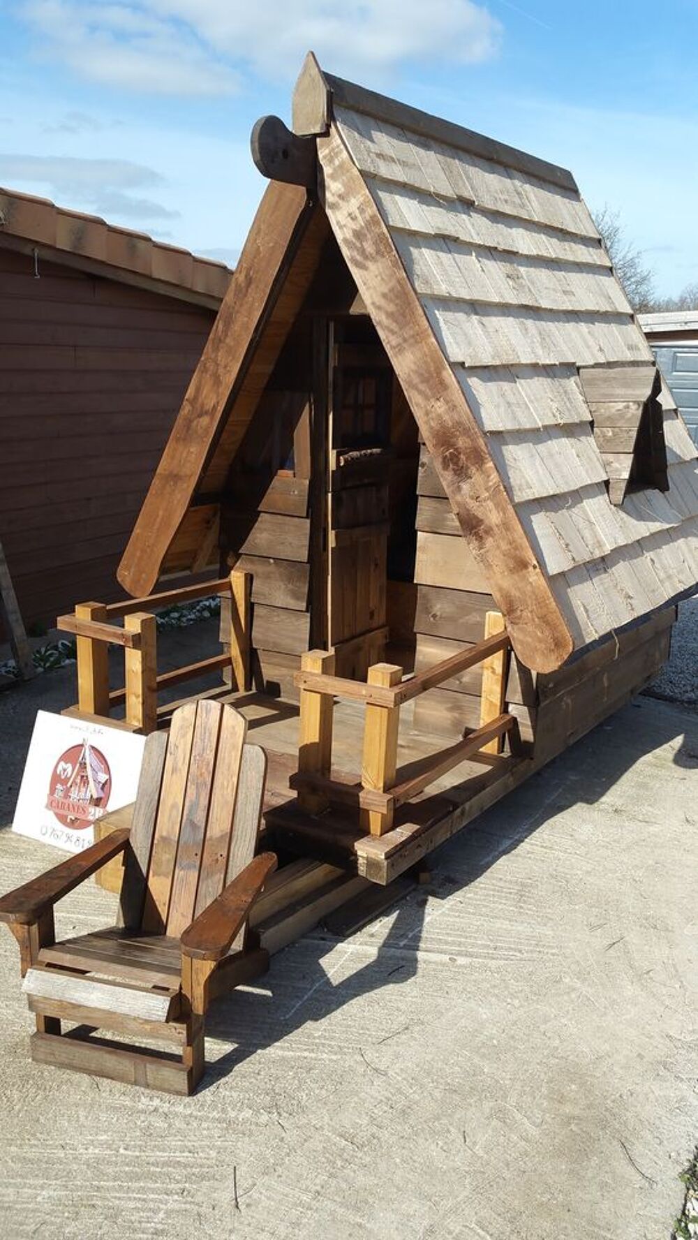 Cabane enfant tim burton Jardin