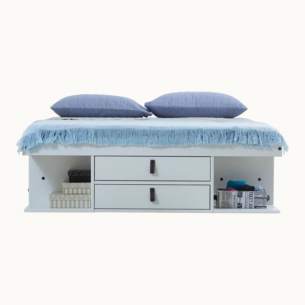 Lit 140x200 cm nombreux rangements int&eacute;gr&eacute;s - parfait &eacute;tat Meubles