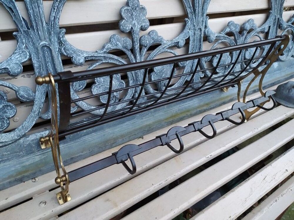 &Eacute;tag&egrave;re Porte-Bagages Porte-Manteaux Train Art D&eacute;co Meubles