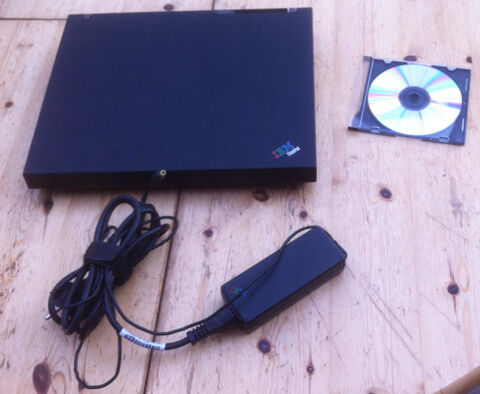 PC Portable retrogaming IBM R51 DVD graveur CD Windows 98 Fontenay-aux-Roses (92)