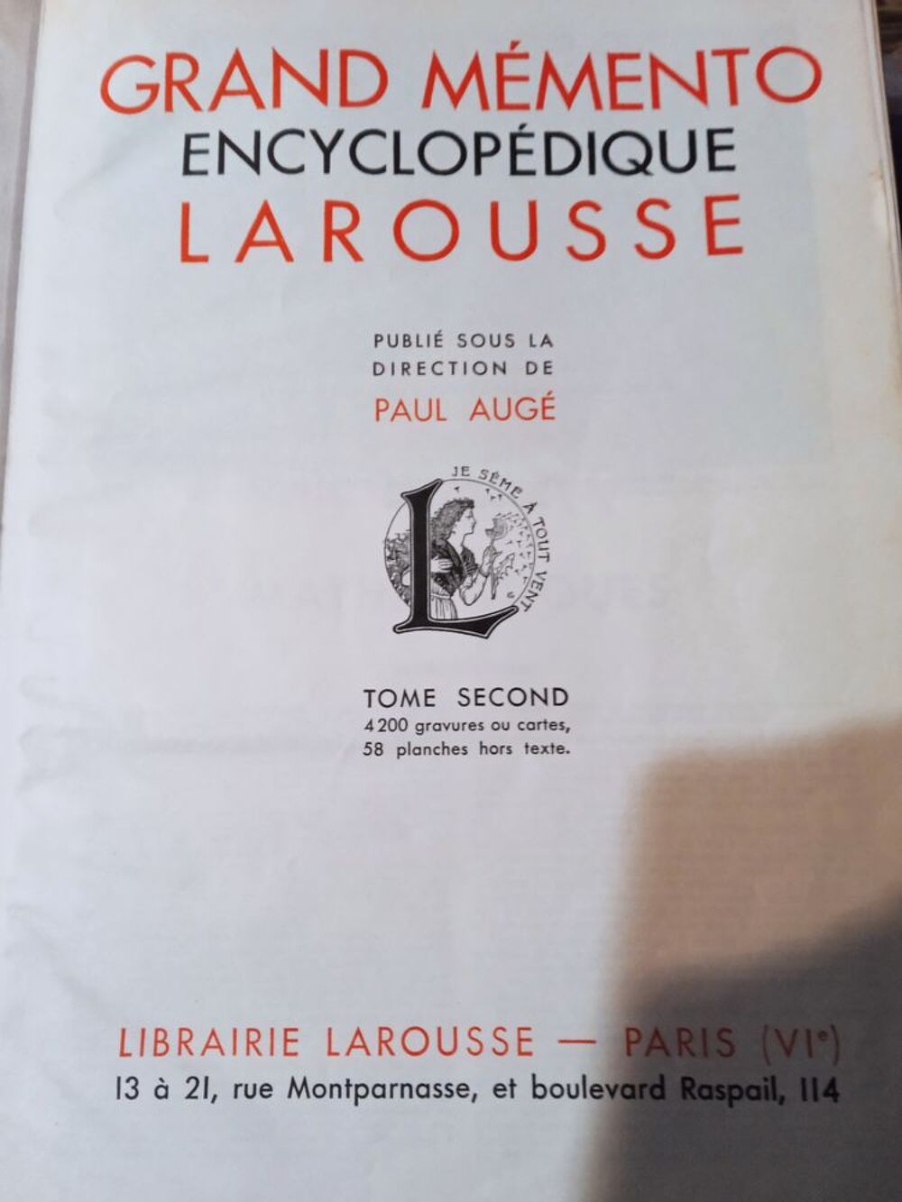 Larrousse illustr&eacute;. 