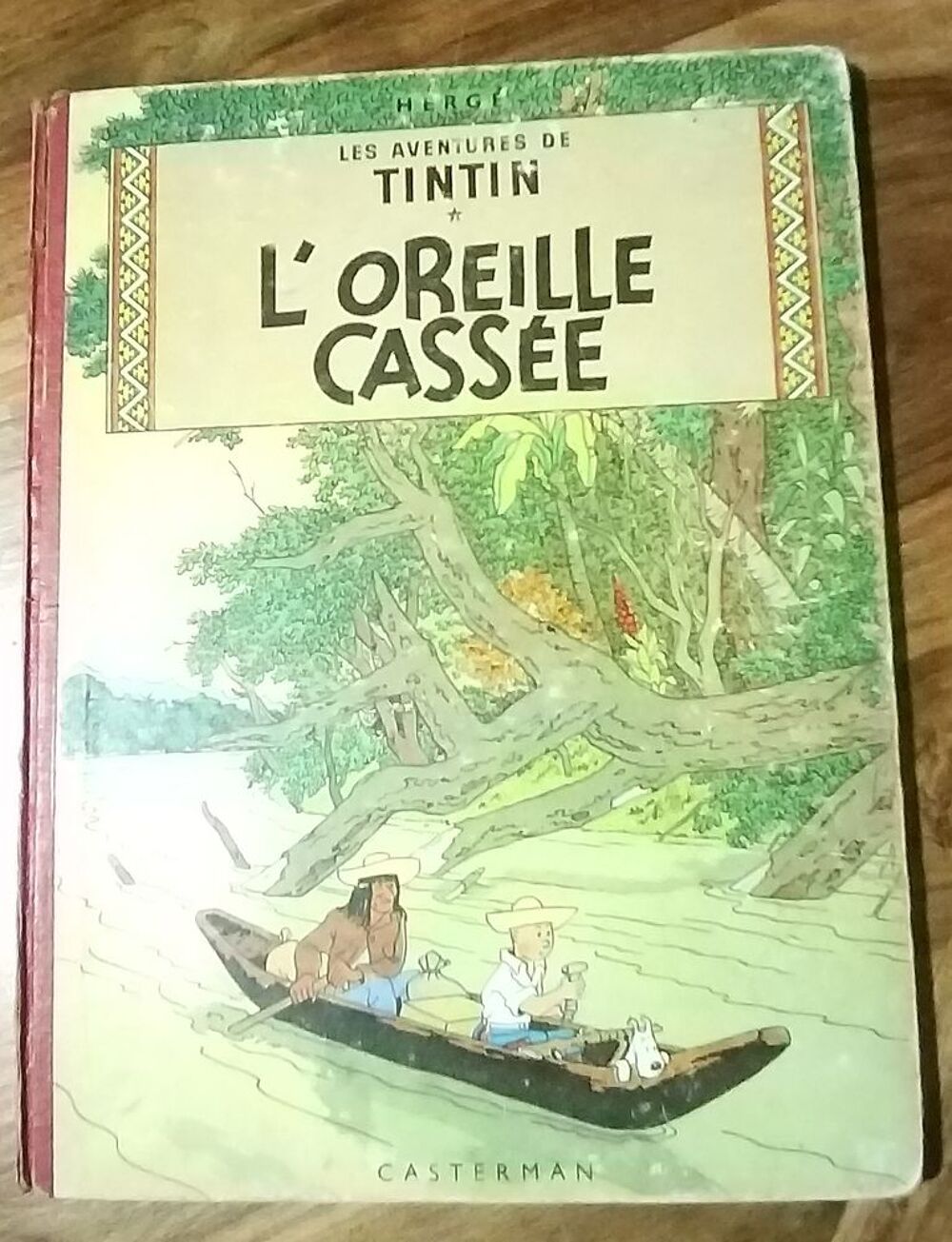 BD TINTIN L'OREILLE CASSEE de 1947 Livres et BD