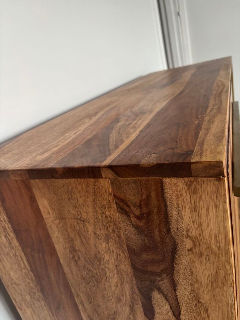 Buffet haut en bois de rose massif ou bois palissandre Meubles