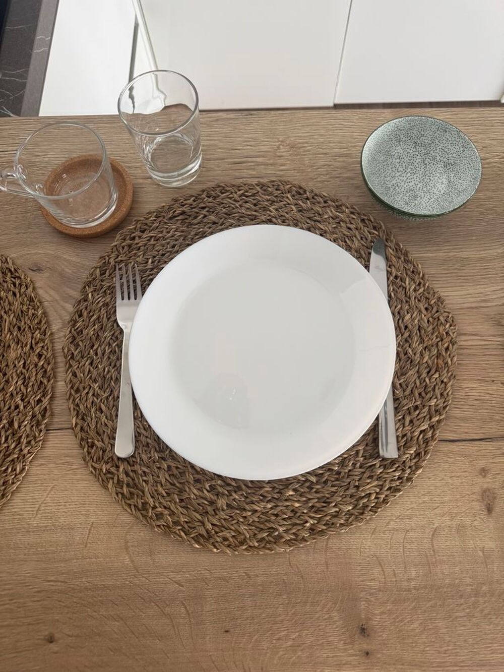 Assiettes blanches classique Cuisine