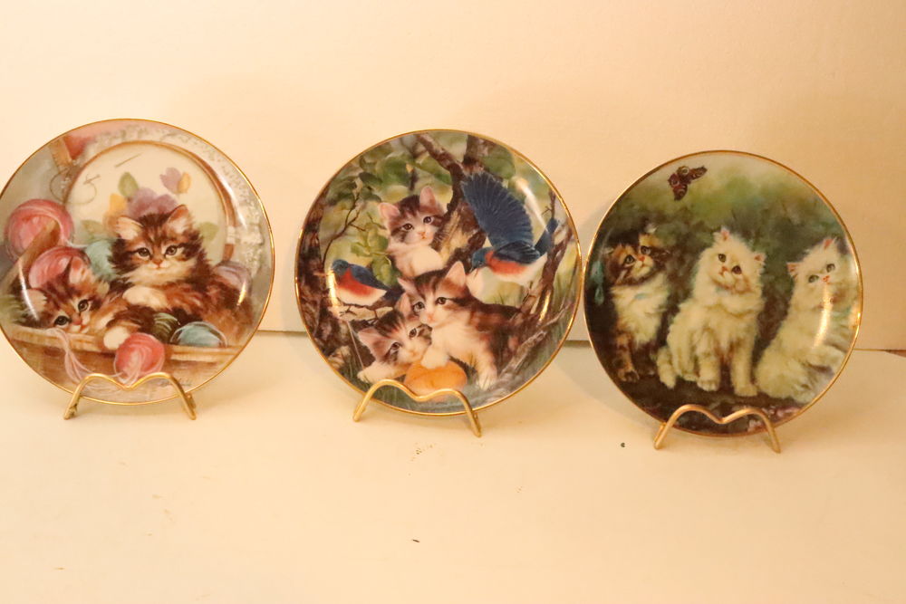 Assiettes d&eacute;coratifs motifs chats
Décoration