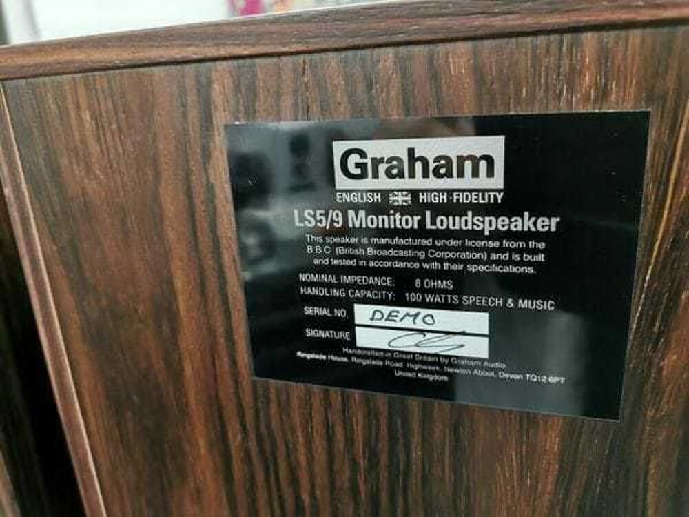 Enceintes Graham Audio LS5/9 Audio et hifi