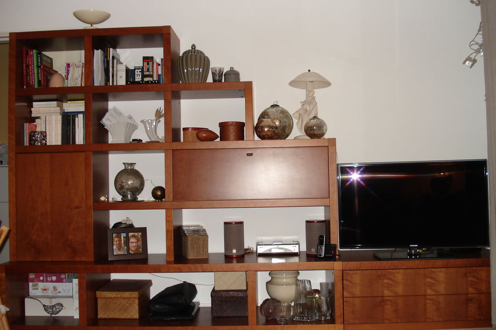 Meuble living Roche Bobois merisier clair Meubles