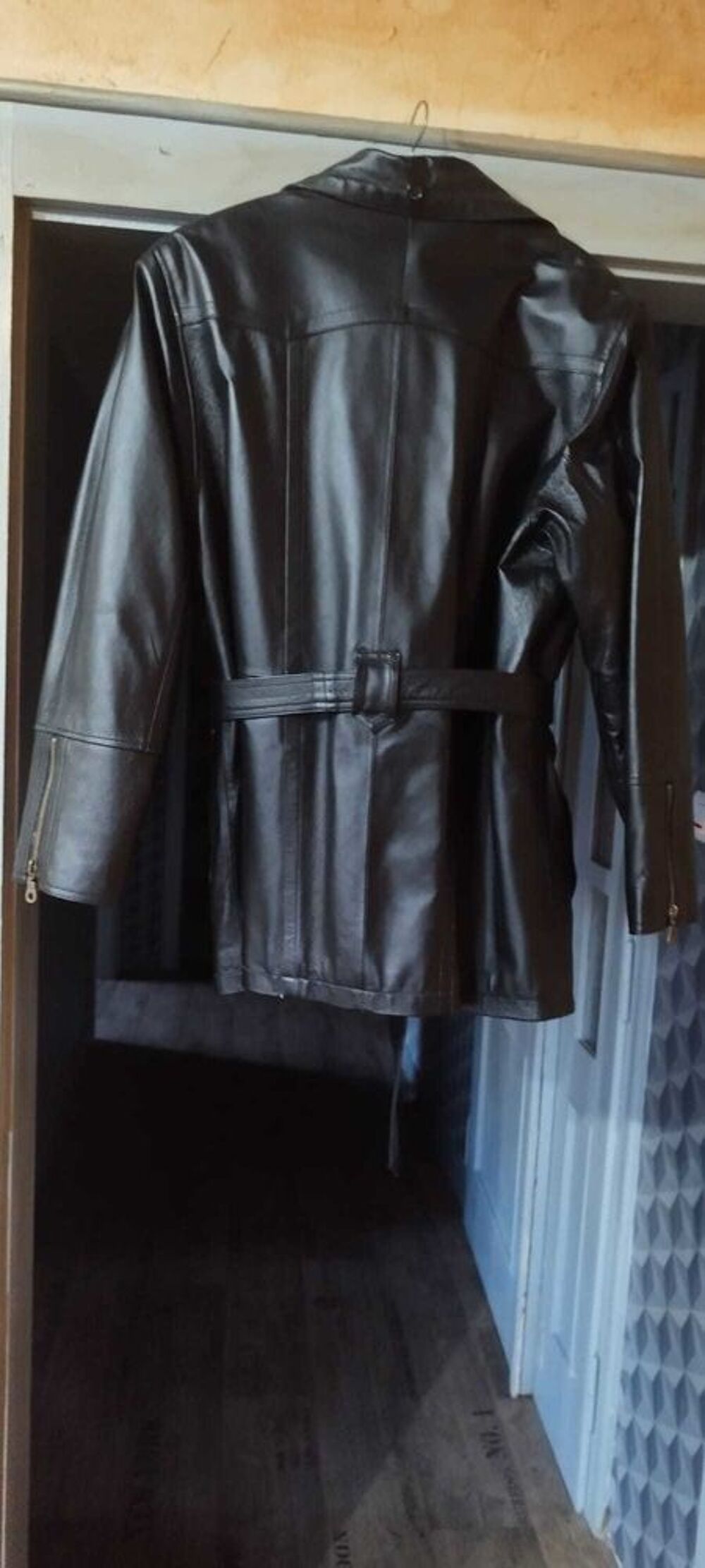 veste cuir femme Vêtements