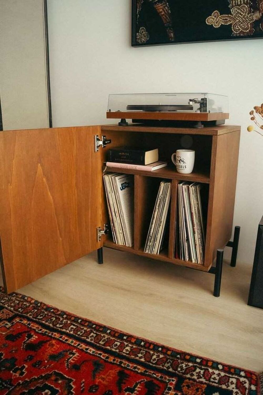 Meuble de rangement pour tourne-disques Ras "York 101 Mini". Meubles