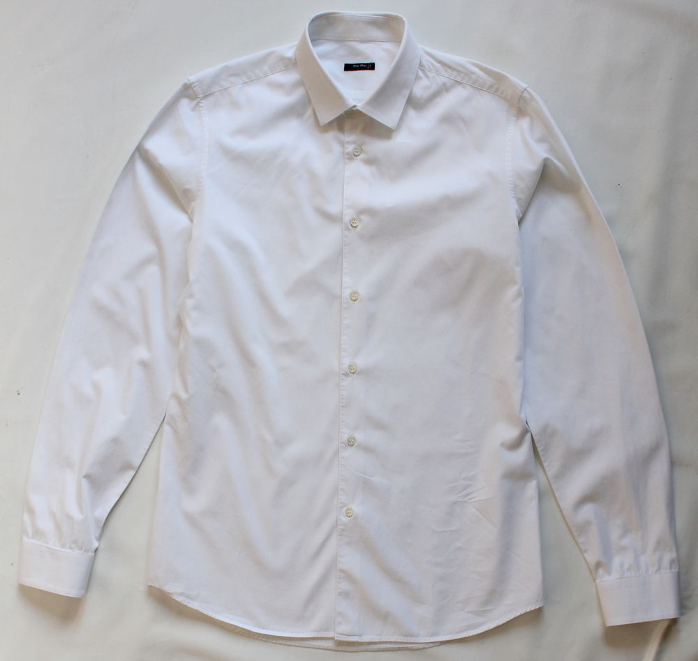 Chemise blanche MIU MIU T.39 Vêtements