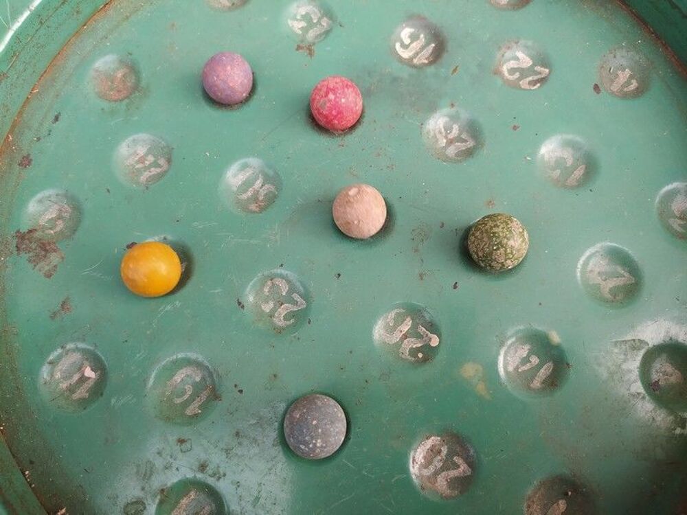 Ancien Jeu &agrave; Billes Flipper M&eacute;tal Jeux / jouets