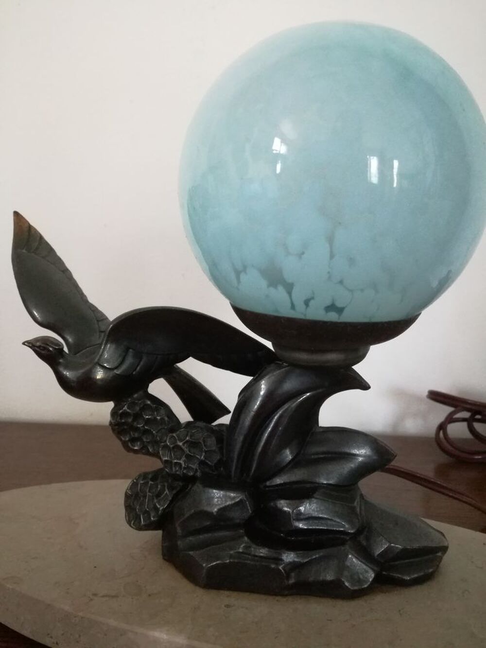 Lampe Faisan Vintage Décoration