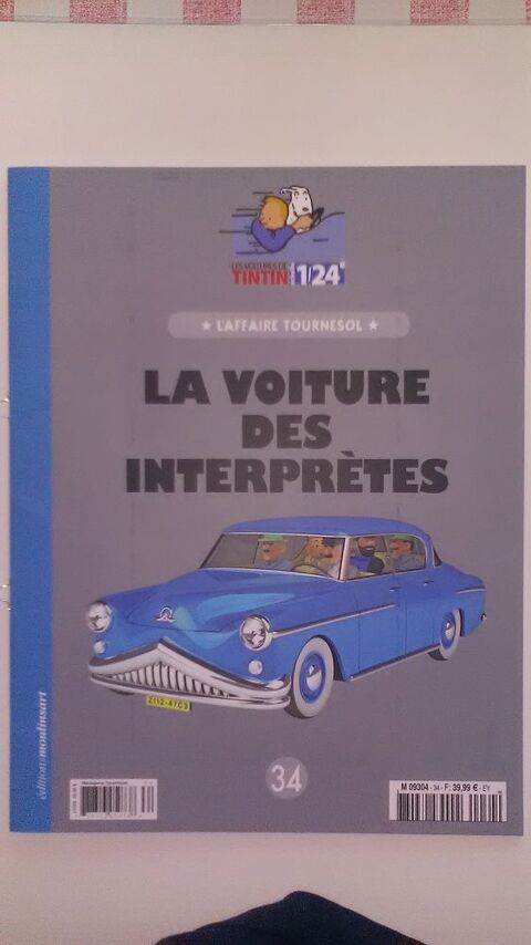VOITURE DE TINTIN LA N�34      LA VOITURE DES INTERPRETES    60 Dolus-d'Ol�ron (17)