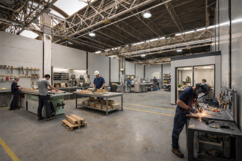 Local - Atelier - Artisan 450m2 2480 60100 Creil