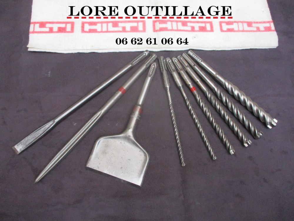 HILTI M&egrave;ches b&eacute;ton + burins Bricolage