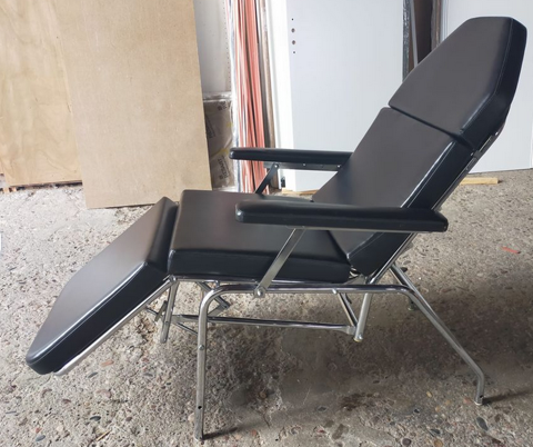 Fauteuil inclinable simili cuir noir 60 Biscarrosse (40)
