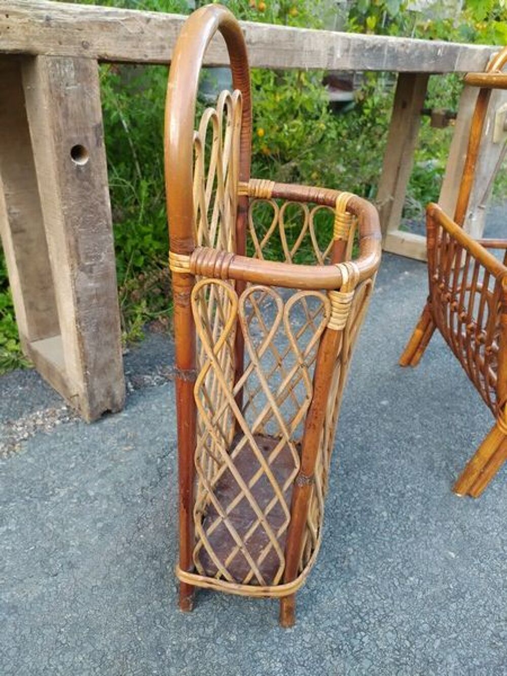 Porte Parapluie Rotin Vintage Meubles