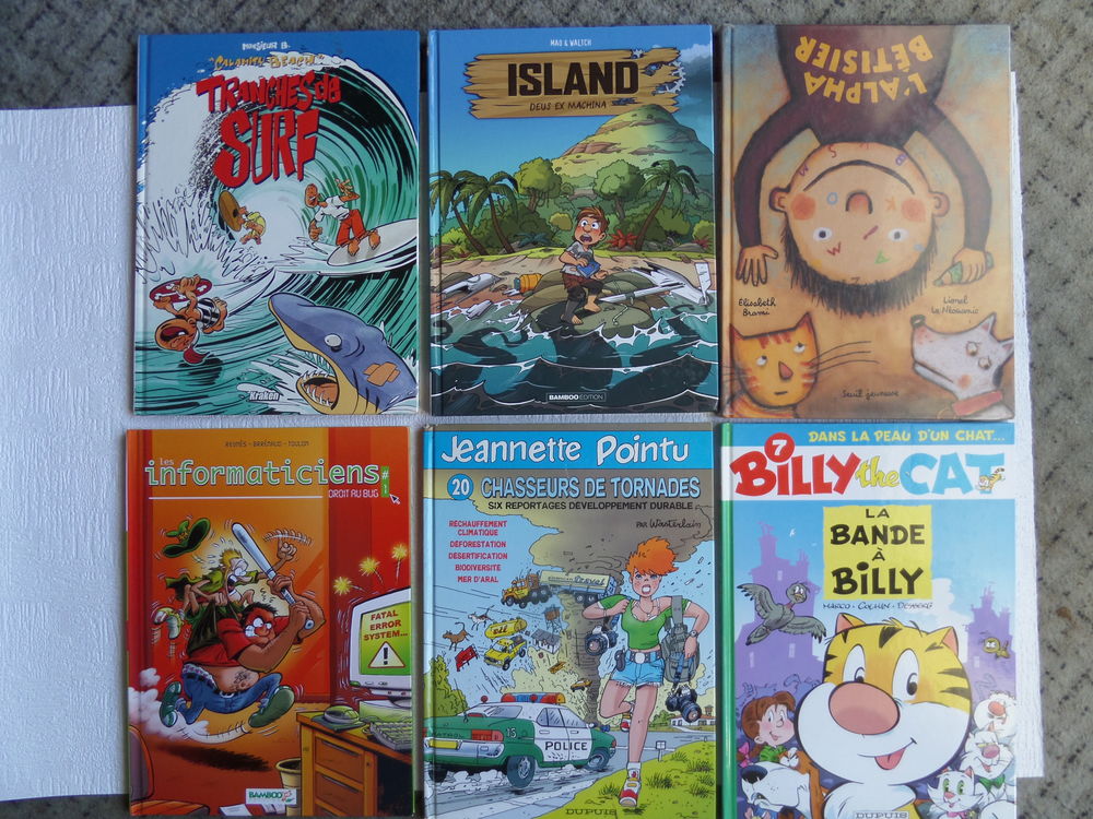 diff&eacute;rentes bandes dessinees Livres et BD