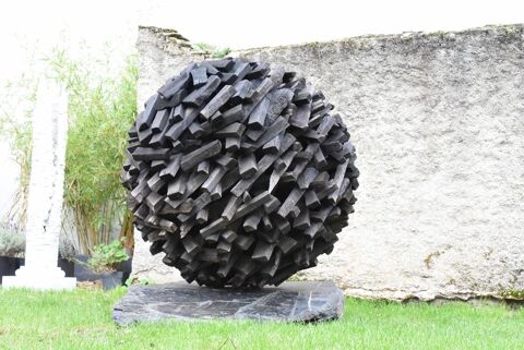 Sculpture Statue en Bois Décoration Maison Jardin Terrasse 2500 Dijon (21)