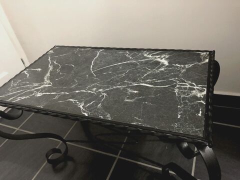 Table basse imitation marbre noir 15 Calais (62)