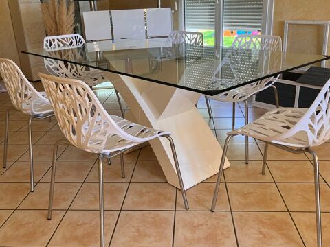 Table de salon et chaises 6 personnes 100 L'Hpital-le-Mercier (71)