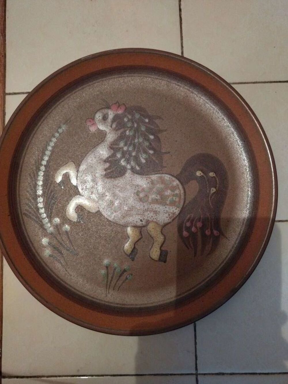 Assiette murale r&eacute;tro Espagne 