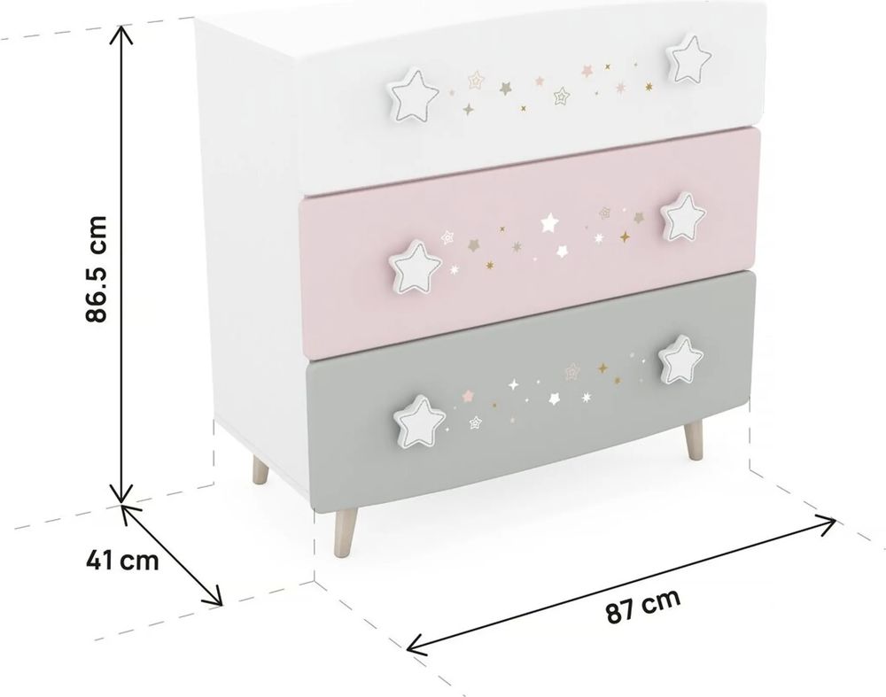 Ensemble de 2 meubles assortis Stellar chambre enfant Mobilier enfants