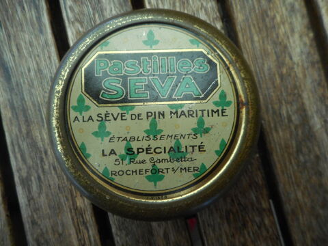 Bote vide de pastilles Seva 7 Nieuil-l'Espoir (86)
