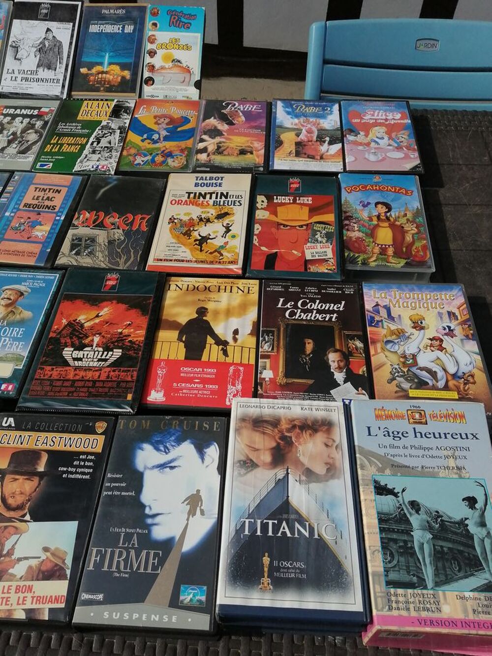 divers cassettes VID&Eacute;O VHS 0.50€ Photos/Video/TV