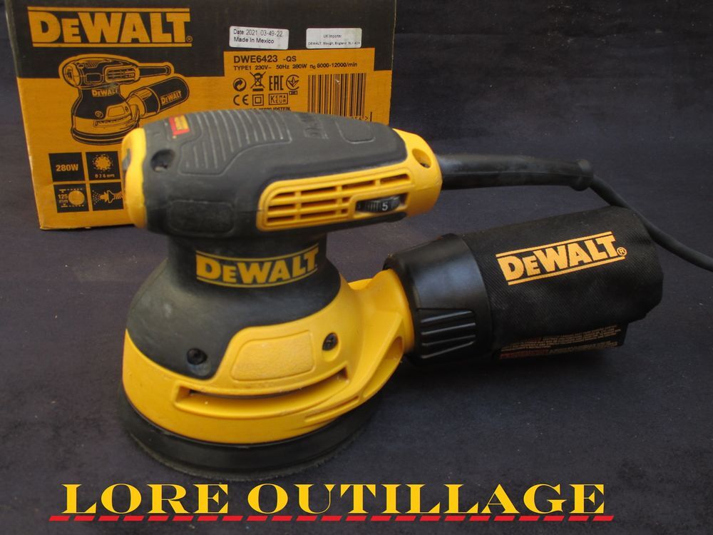 DeWALT DWE6423 - Ponceuse excentrique Bricolage