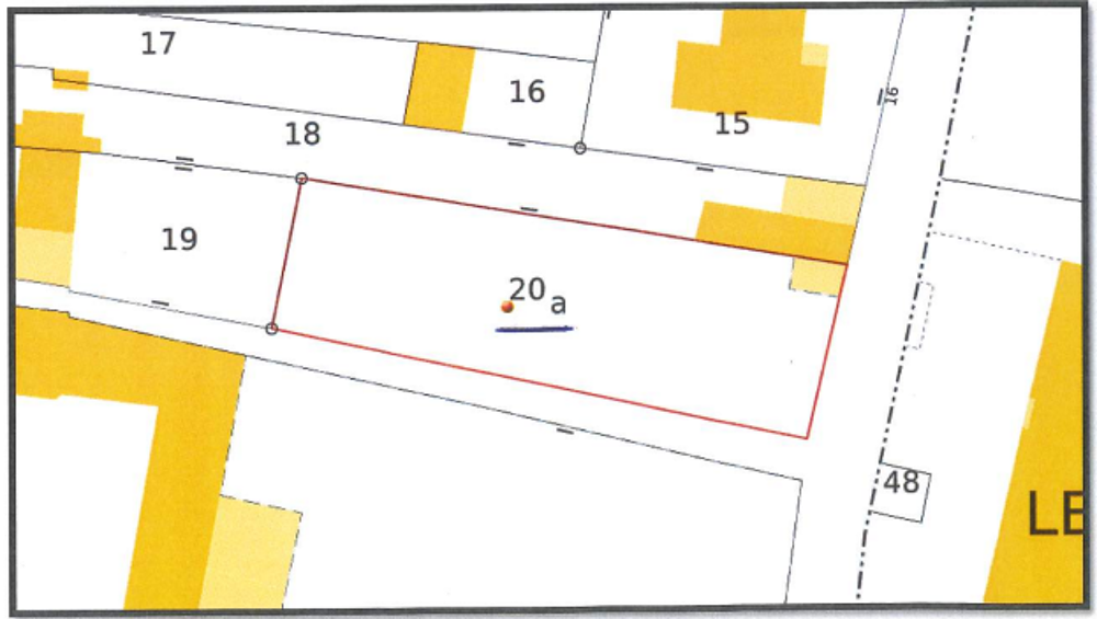 Vente Terrain Goincourt, terrain constructible  769m2 Goincourt