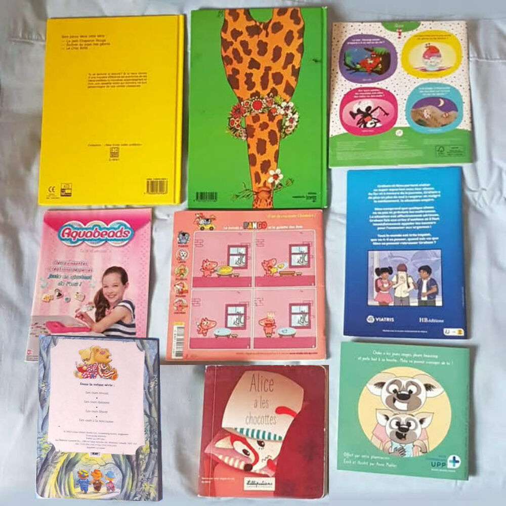 Lot 9 livres-magazines enfant Livres et BD