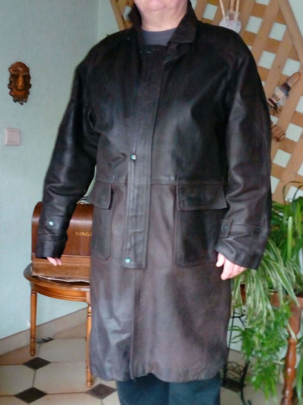  Manteau en cuir XXL
Cuir &eacute;pais de tr&egrave;s bonne qualit&eacute; : jama Vêtements