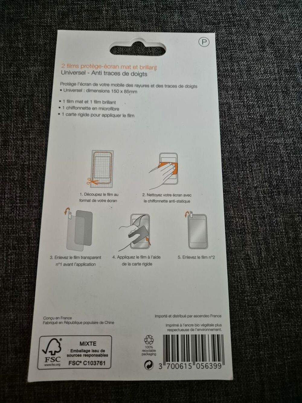 Films prot&egrave;ge &eacute;cran universel pour t&eacute;l&eacute;phone ! Téléphones et tablettes