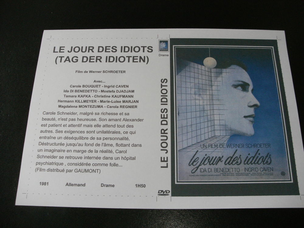 Film : " Le jour des idiots " DVD et blu-ray