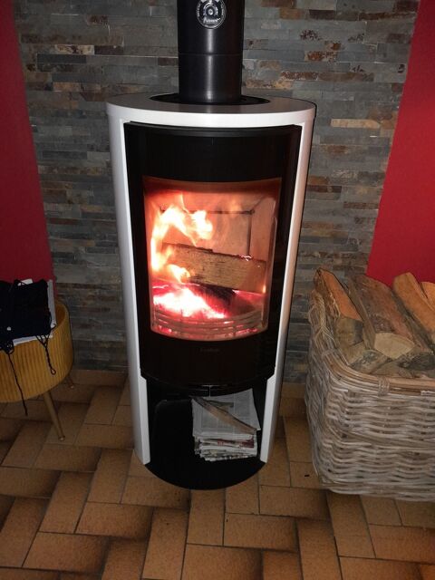 Pole  bois moderne blanc et noir 1300 Plurien (22)