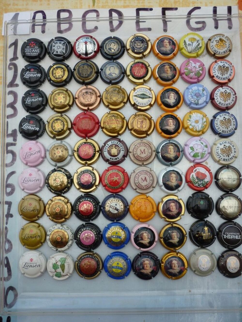 capsules de champagne &agrave; 0.50€ N&deg;1 