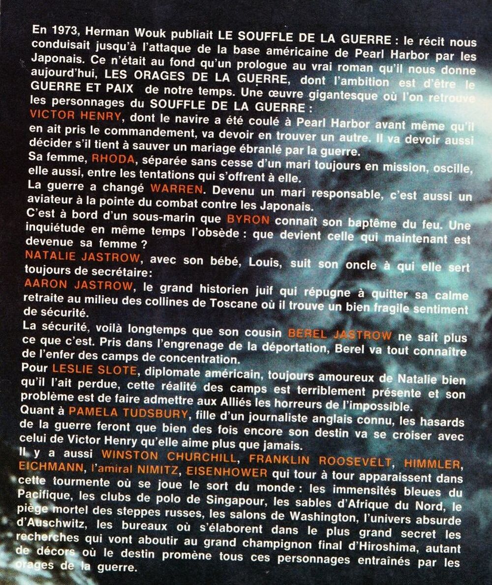 LES ORAGES DE LA GUERRE TOME2 Livres et BD