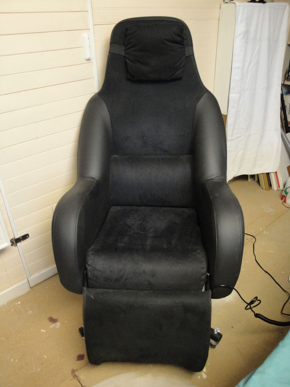 fauteuil coquille electrique starlev noir Meubles