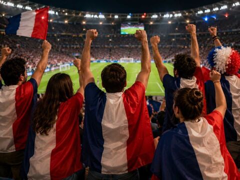 cape drapeau supporter france 5 Paris 19 (75)