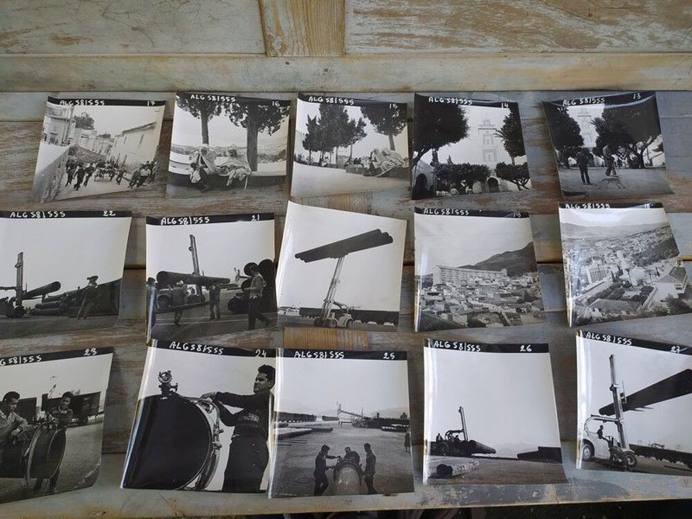  Lot 81 Photographies Alg&eacute;rie Chantier Construction 1957-58 