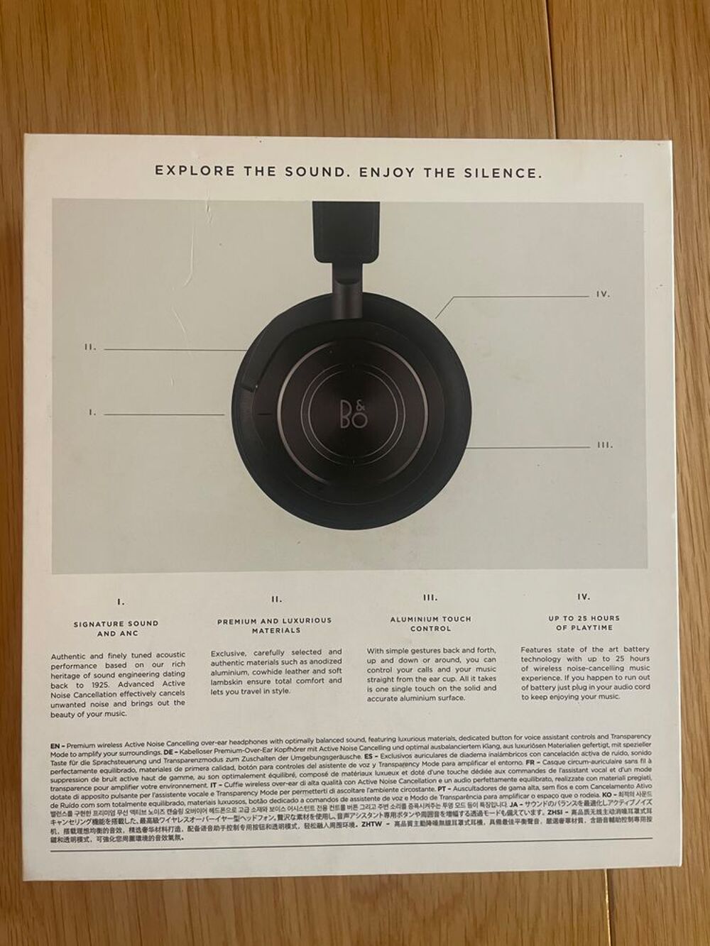 Casque Bang&amp;Olufsen H9 3eme g&eacute;n&eacute;ration, cuir noir mat Audio et hifi