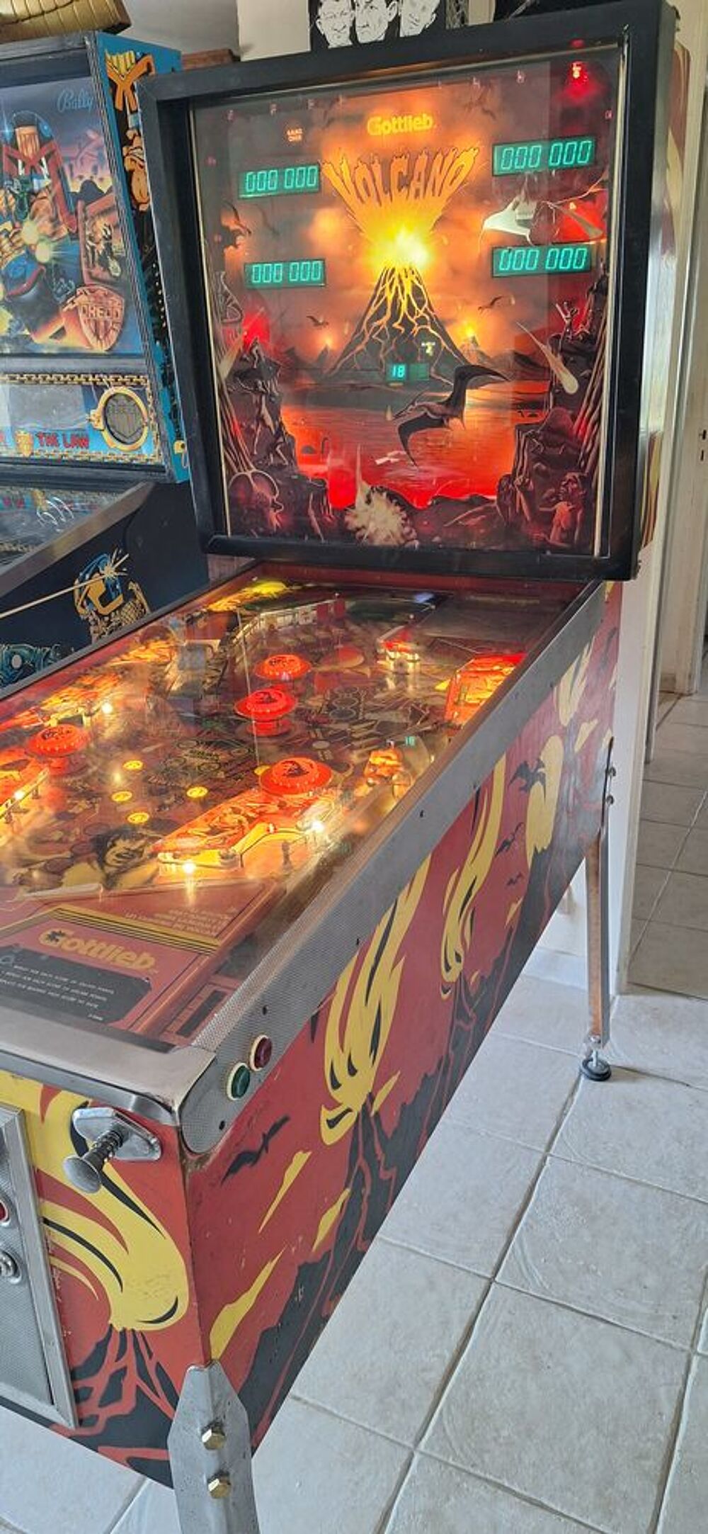 flipper VOLCANO GOTTLIEB 