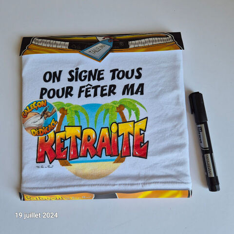 Cale�on pour un d�part � la retraite et son feutre pour tout 16 Saumur (49)