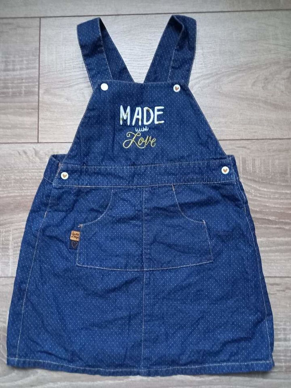 Robe salopette bleu marine marque Sucre d'Orge taille 2 ans Vêtements enfants