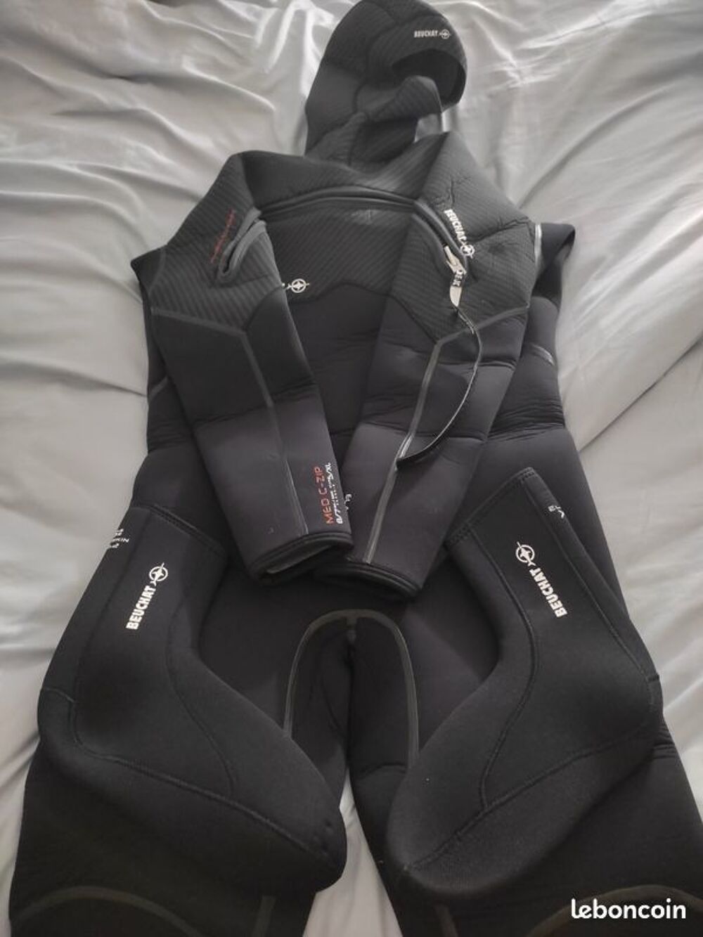 Ensemble Plong&eacute;e Aquatique - Combinaison + Chaussons Beuchat Sports