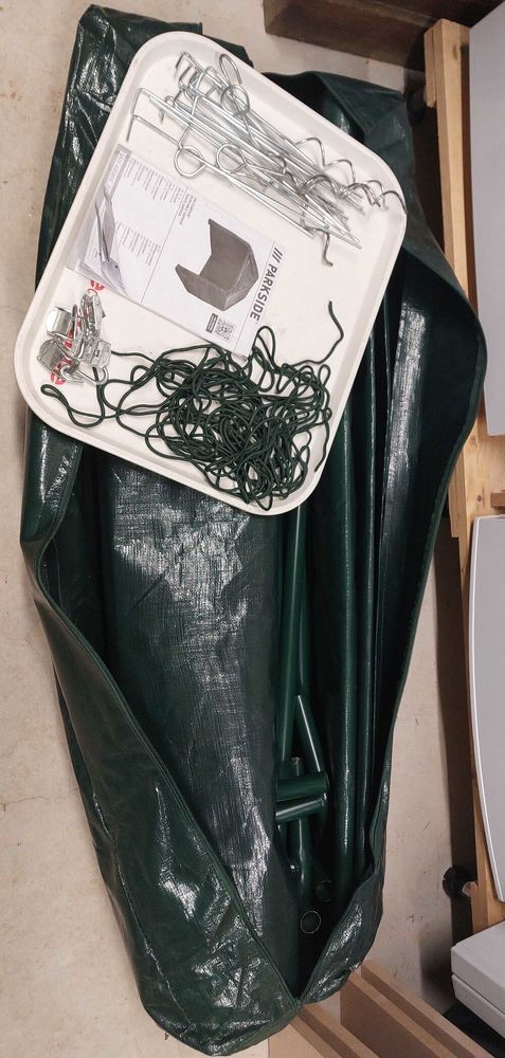 Tente de garage 180 x 180 x 180 cm Jardin