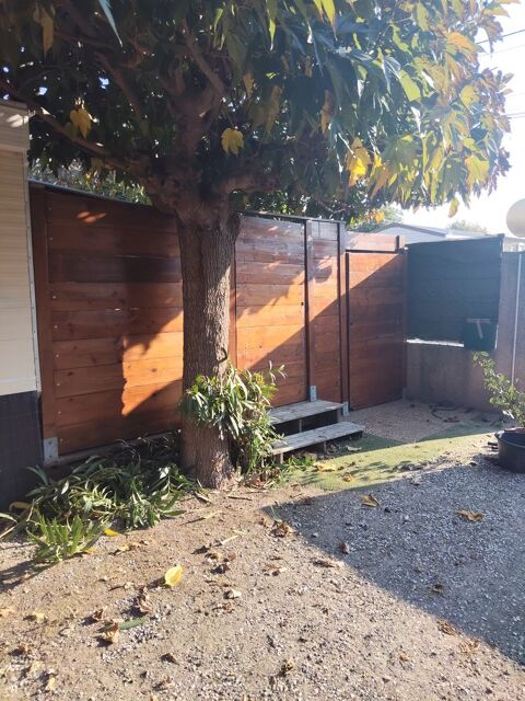 Palissade bois robuste 2 portes. 320 Le Grau d'Agde (34)