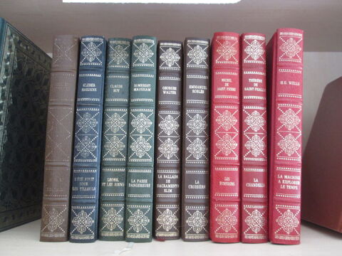Lot de 9 beaux livres reli�s Biblioth�que du temps pr�sent 20 Herblay (95)