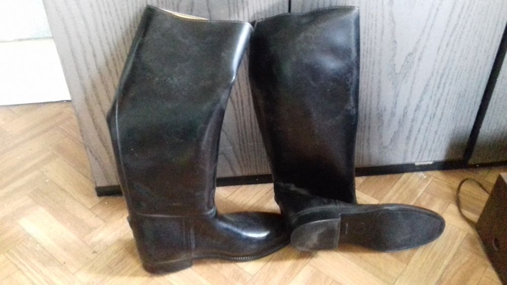 vens bottes d'&eacute;quitation noir AIGLE coupe Saumur t.38 Chaussures
